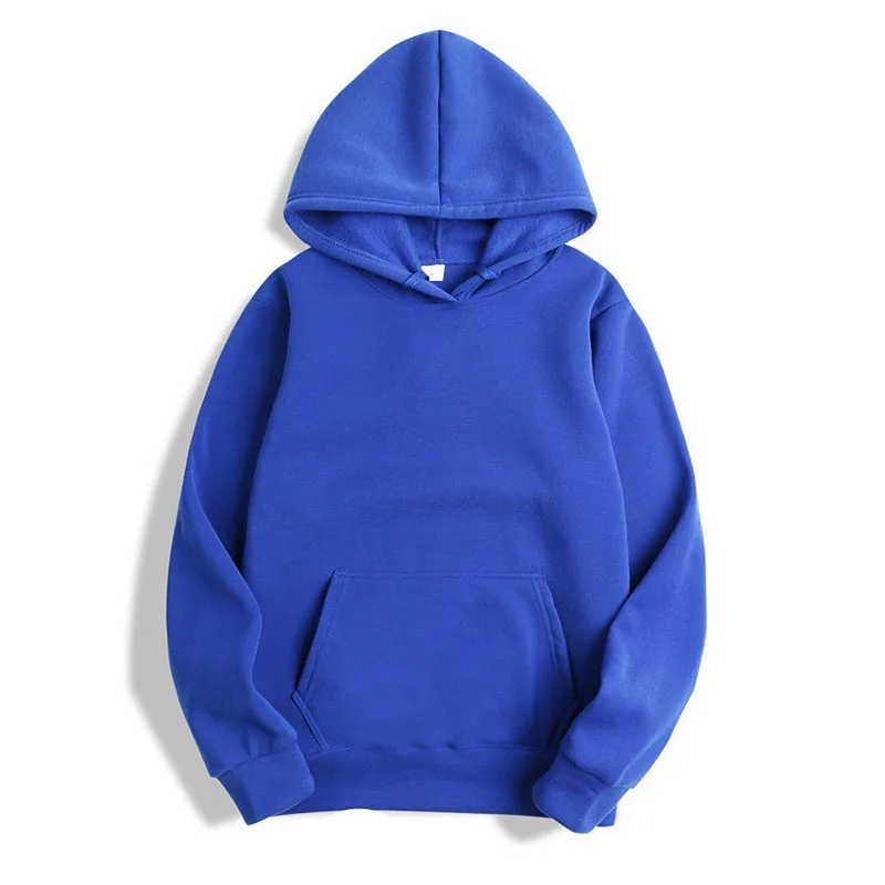 Lucyever Woman Hoodies Sweatshirts Solid Color Casual Loose Hooded Pullovers Women Streetwear Hip Hop Unisex Couple Hoody Shirt