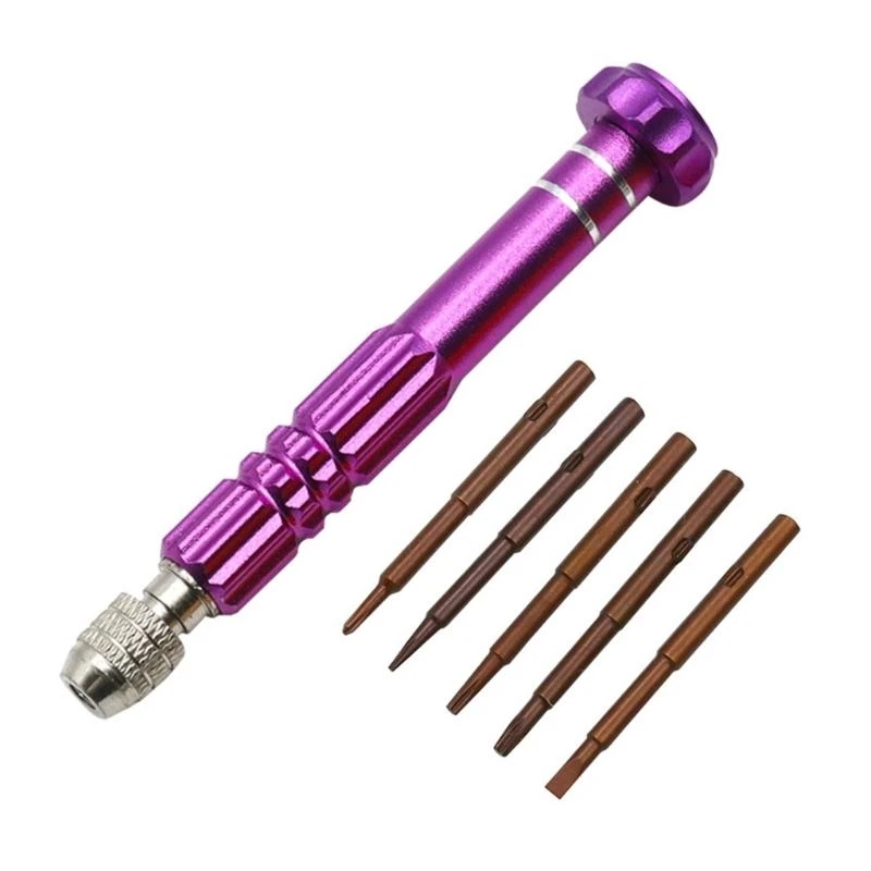 

5 in 1 Screwdriver Multiple Tool Professional Suitable for Engineers and Hobbyists Alike, Computer Glasses Clock Repair