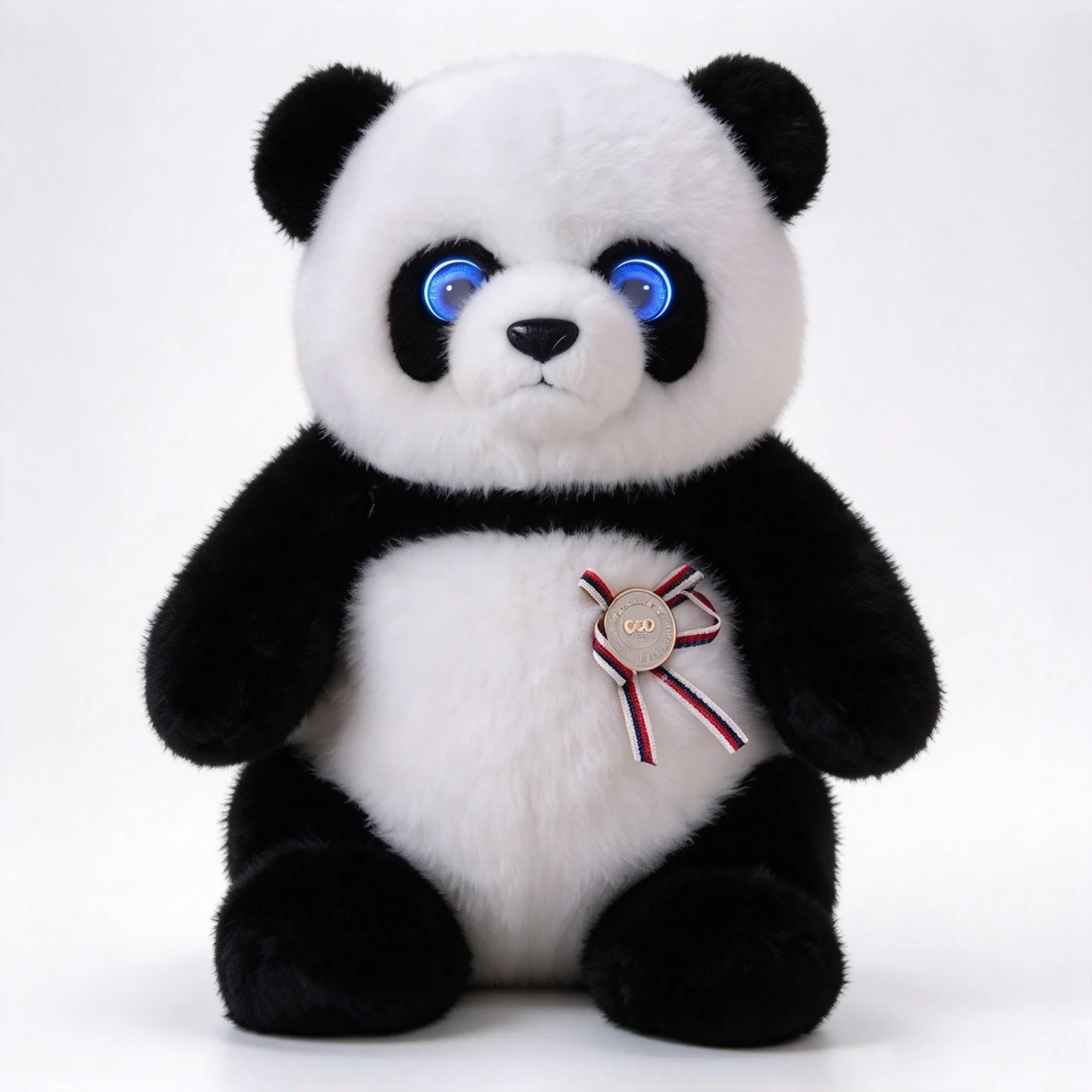 Guoguoyang G6-011 AI Panda Robot Plush Toy Smart Interactive Chat Early Education Stuffed Doll with Glowing Eyes view 6