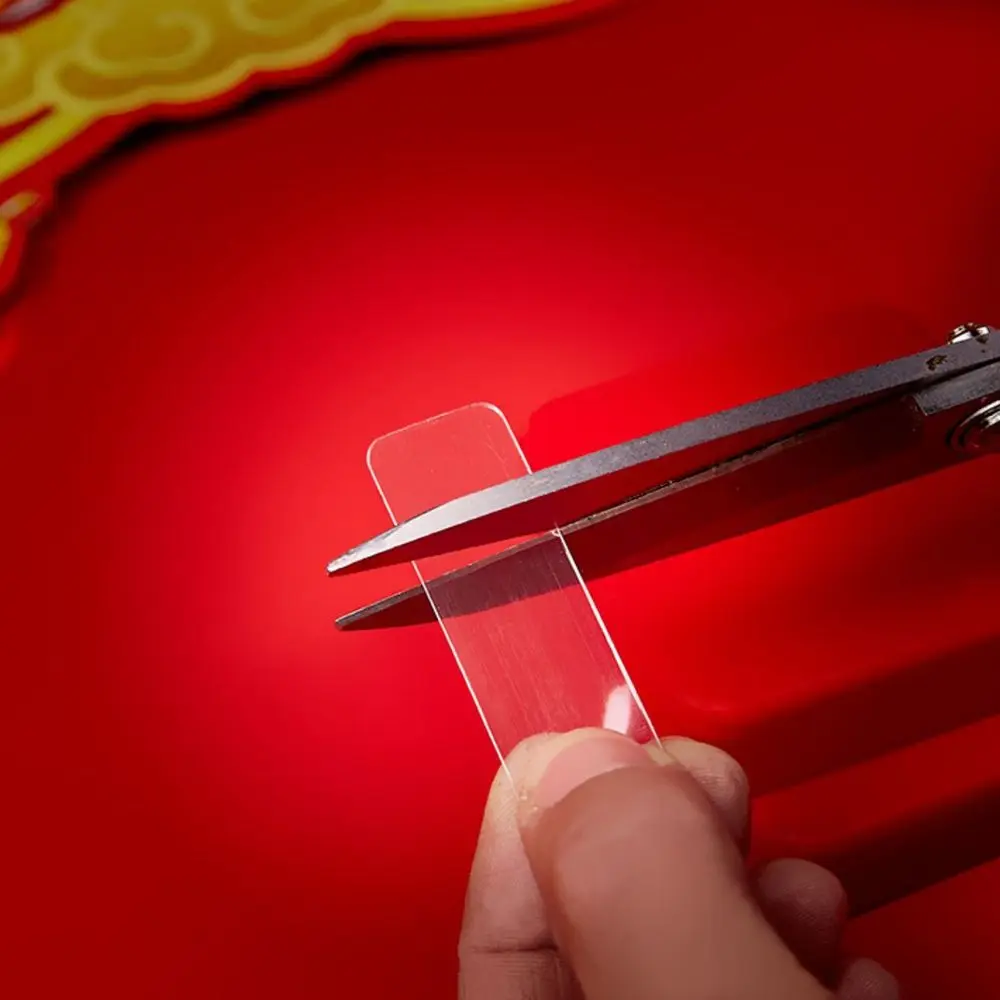 Transparent High-adhesive Home Decor Easy To Cut Reusable Stickers Double Sided Tape Fixing Pad Adhesive