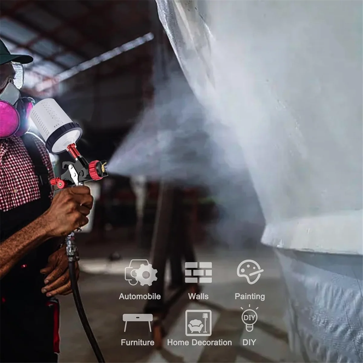 

A002 Paint Cup 27 Ounce Kit for Automotive Commercial Coatings