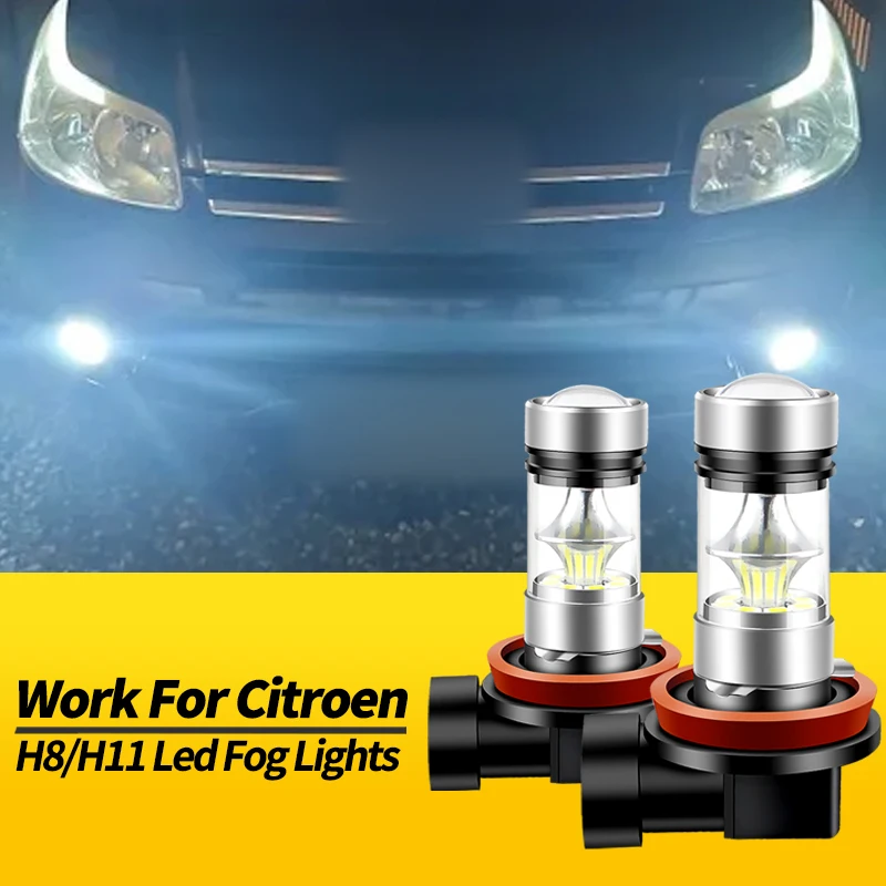 2PCS H8 H11 100W Le… - image