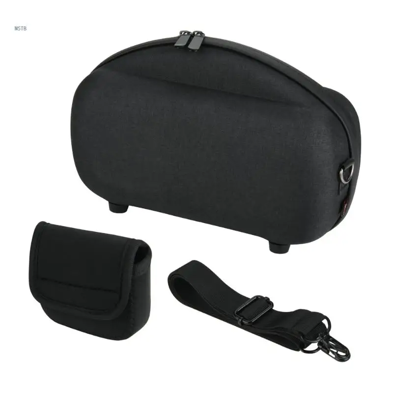 

Travel Carry Case For Speaker Bag, Adjustable Shoulder Strap Accessory Impact Absorption Shoulder Bag Dropship