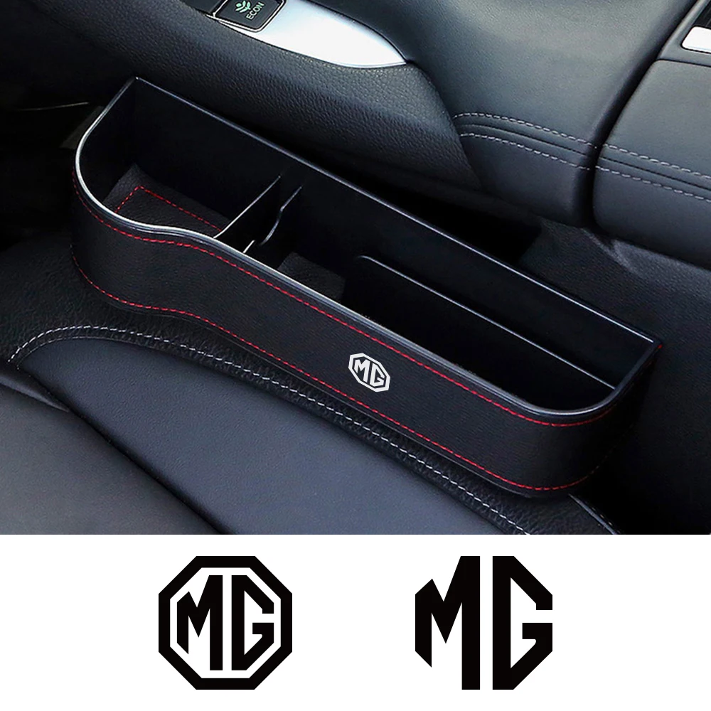 Car Seat Gap Organizer Non-Slip Storage Box For MG Zs EV 5 2022 Rx5 Rx8 Tf 3 6 Phev Hs Astor One V80 Gs Auto Accessories Tools