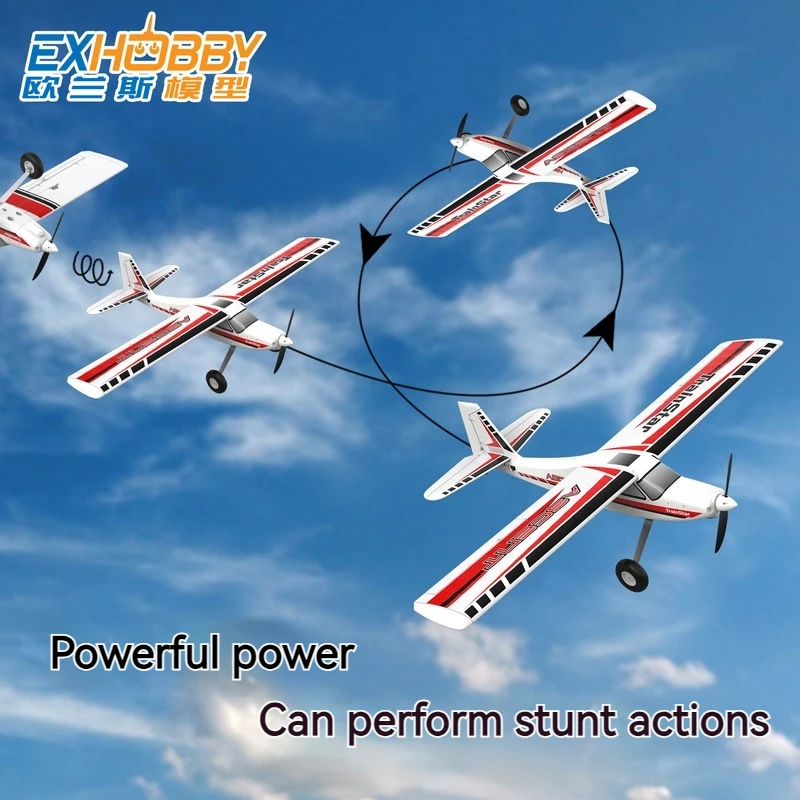 Orlans 1.4Mสี่ช่องรีโมทคอนโทรลเครื่องบินรุ่นไฟฟ้าขนาดใหญ่เทรนเนอร์กีฬาเครื่องบินปีกคงที่Crashของเล่นทน