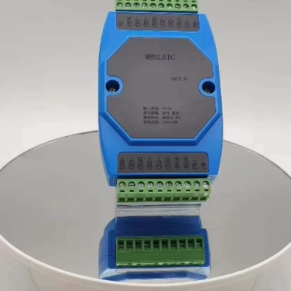 VoltS5-channel PT100 Temperature Acquisition Module Via Isolated RS485 Interface Modbus RTU With 5-channel 24-bit ADC