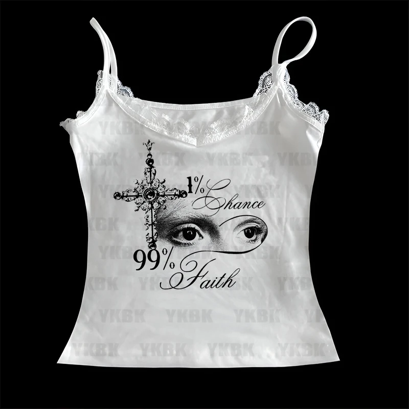 Y2k Stil Mode T-shirts Sommer Gothic Schlank 2000er Jahre Vintage Grafik T-shirts Punk Frauen Kurzarm Sexy Streetwear T-shirts