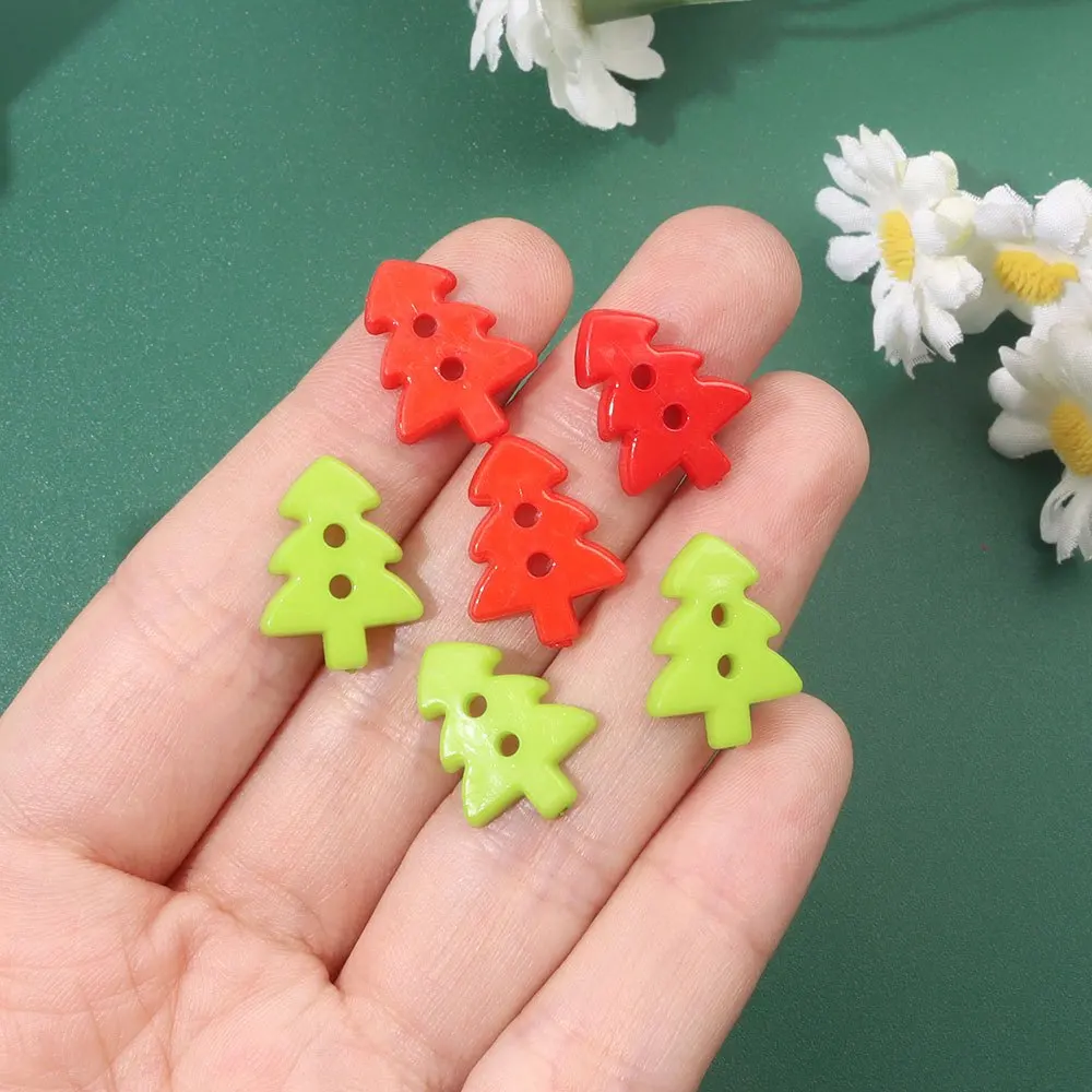 41/121/241 قطعة خرز زخرفي على شكل شجرة أكريليك ، إكسسوارات مجوهرات ذاتية الصنع ، عيد الميلاد ، عيد الشكر ، هدايا عيد الحب