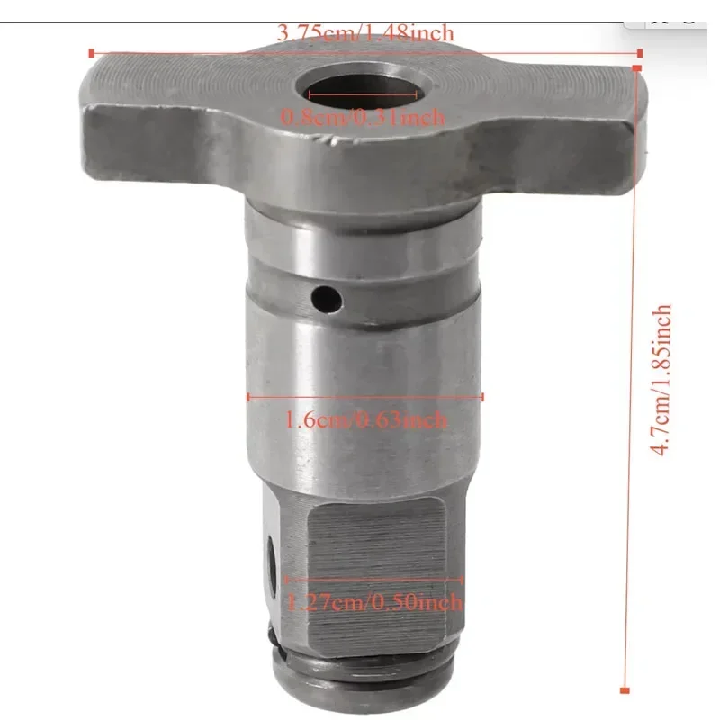 Eixo de bigorna de eixo de 1/2 ''16mm com bucha wu268 278 279 chave de impacto elétrica para ferramentas de modificação de chave de fenda absx parkside