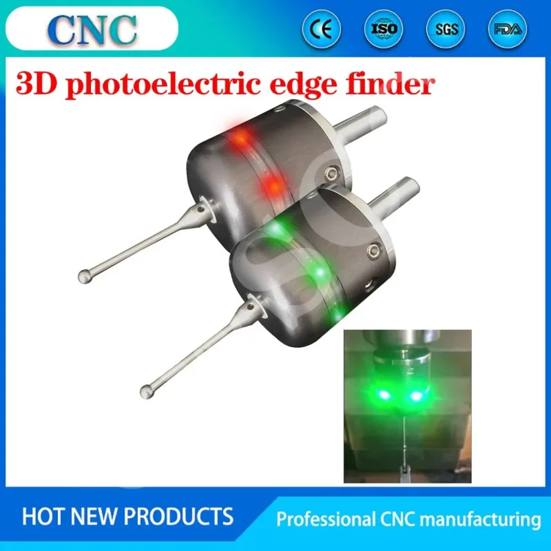 CNC3d photoelectric edge finder three-coordinate 40mm center rod with steel tung sten probe