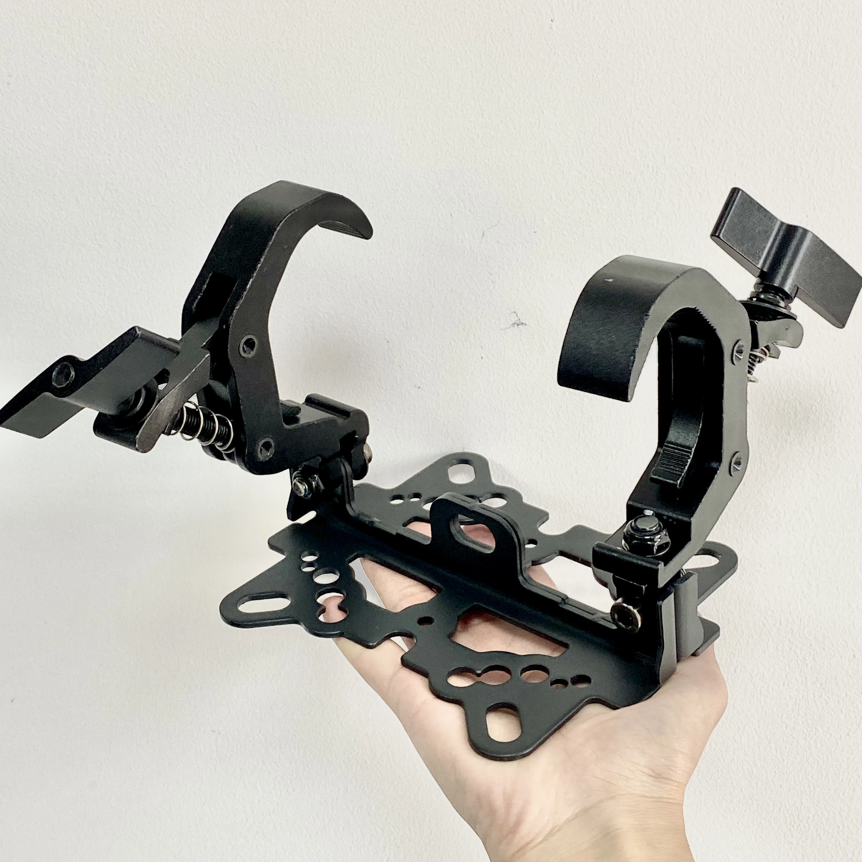 Moving Head Light Folding Clamp Stage Lighting Hook Aluminum Truss Tube Clamps Loading 200KG Beam Mobile Head 230W 200W 5R 7R
