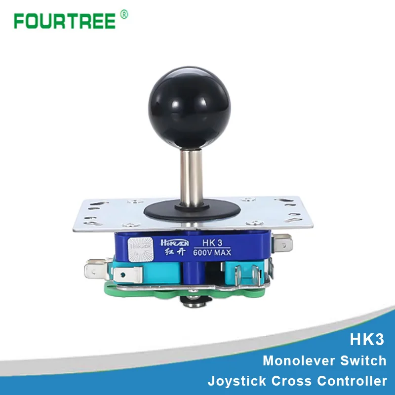

Джойстик HK3 Monolever Rocker Cross, мастер-переключатель, мгновенный самосброс, игровые аксессуары, джойстик с вращением на 360 градусов