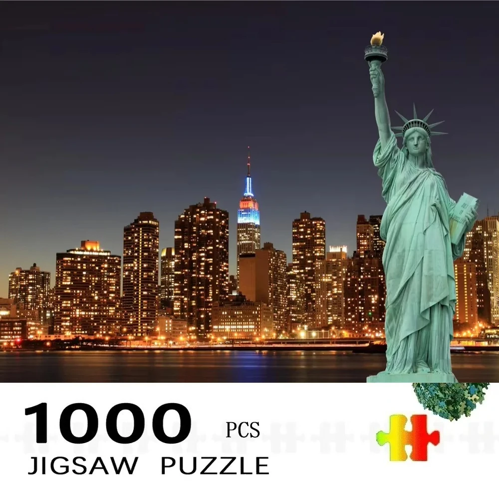 

Пазл из 500 элементов с различными пейзажными узорами, развивающая игрушка для детей, детские игры, рождественский подарок