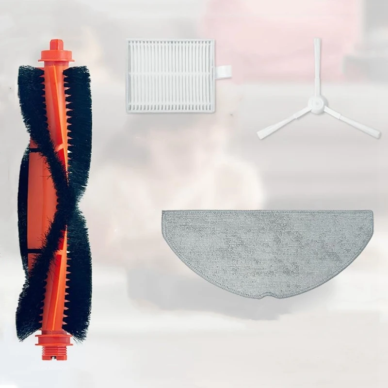 Accesorios de piezas de repuesto para Robot aspirador Xiaomi S20, cepillo lateral principal, filtros HEPA, almohadillas de fregona