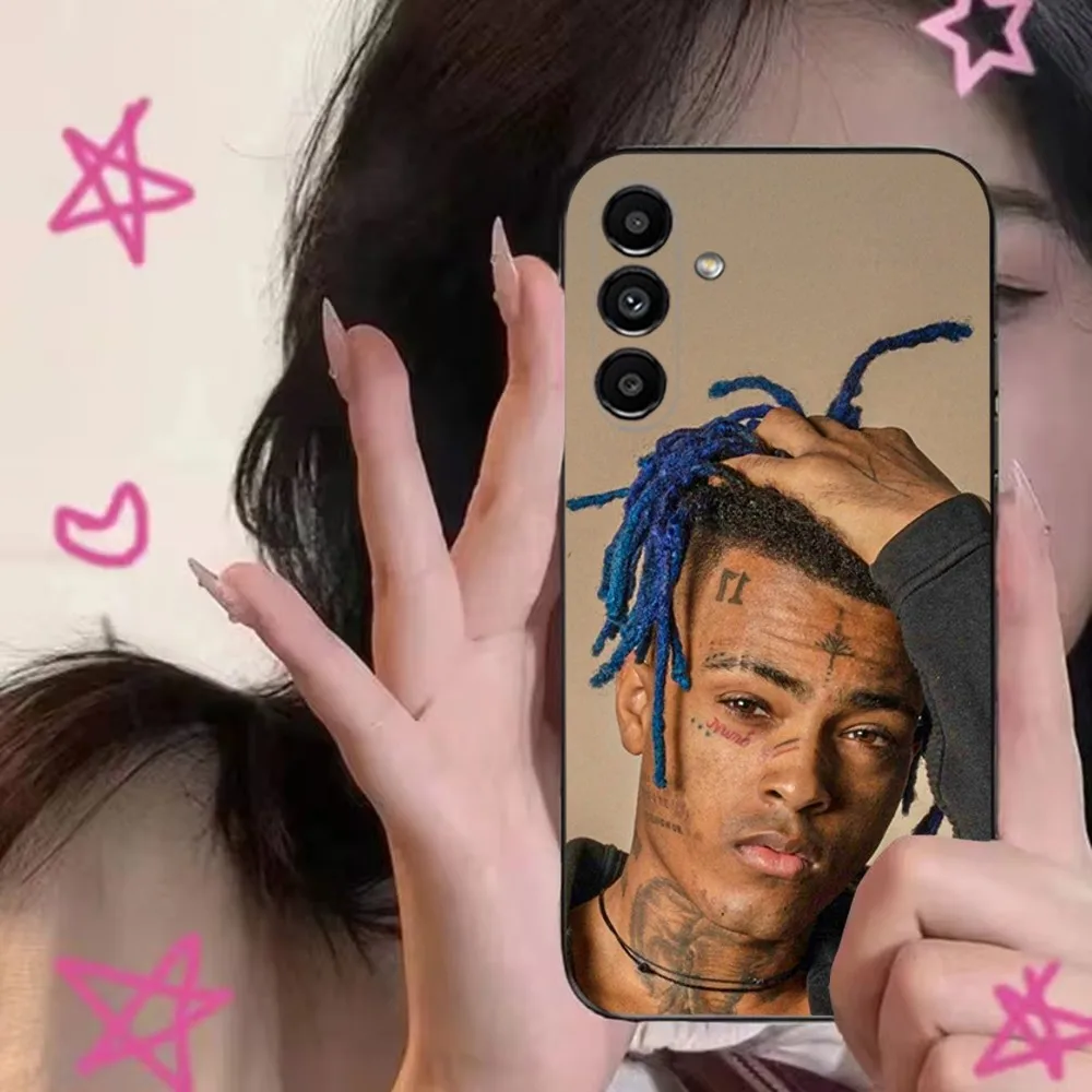 X-XXXTentacions 17 Rapper   Phone Case For Samsung S24,S21,S22,S23,S30,Ultra,S20,Plus,Fe,Lite,Note,10,9,5G Black Soft Cover