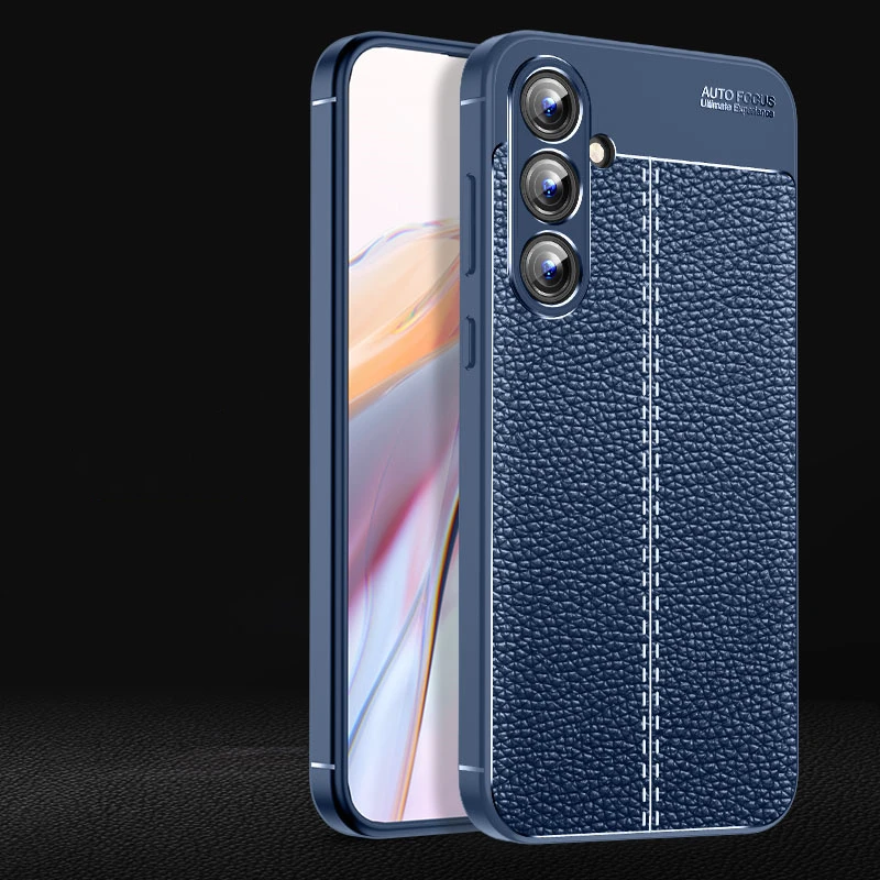 For Samsung A35 Case Cover Samsung Galaxy A35 5G New Capas Phone Bumper Back Shockproof TPU Soft Leather For Fundas Samsung A35