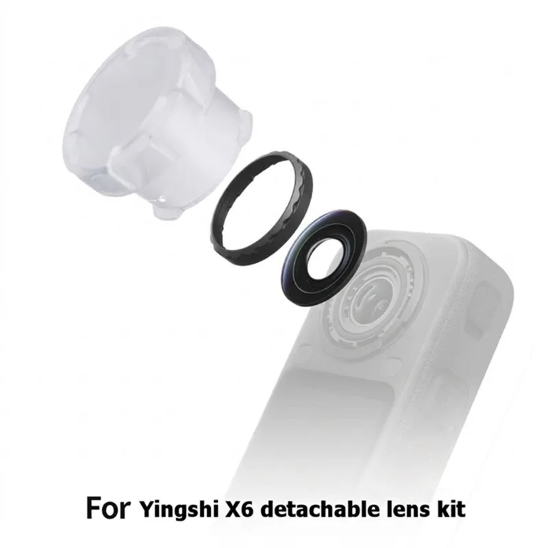 insta360-x6用x12aフロントガラス修理部品-交換レンズキット-傷がついたカメラのdiy修理用アクセサリー-x6用