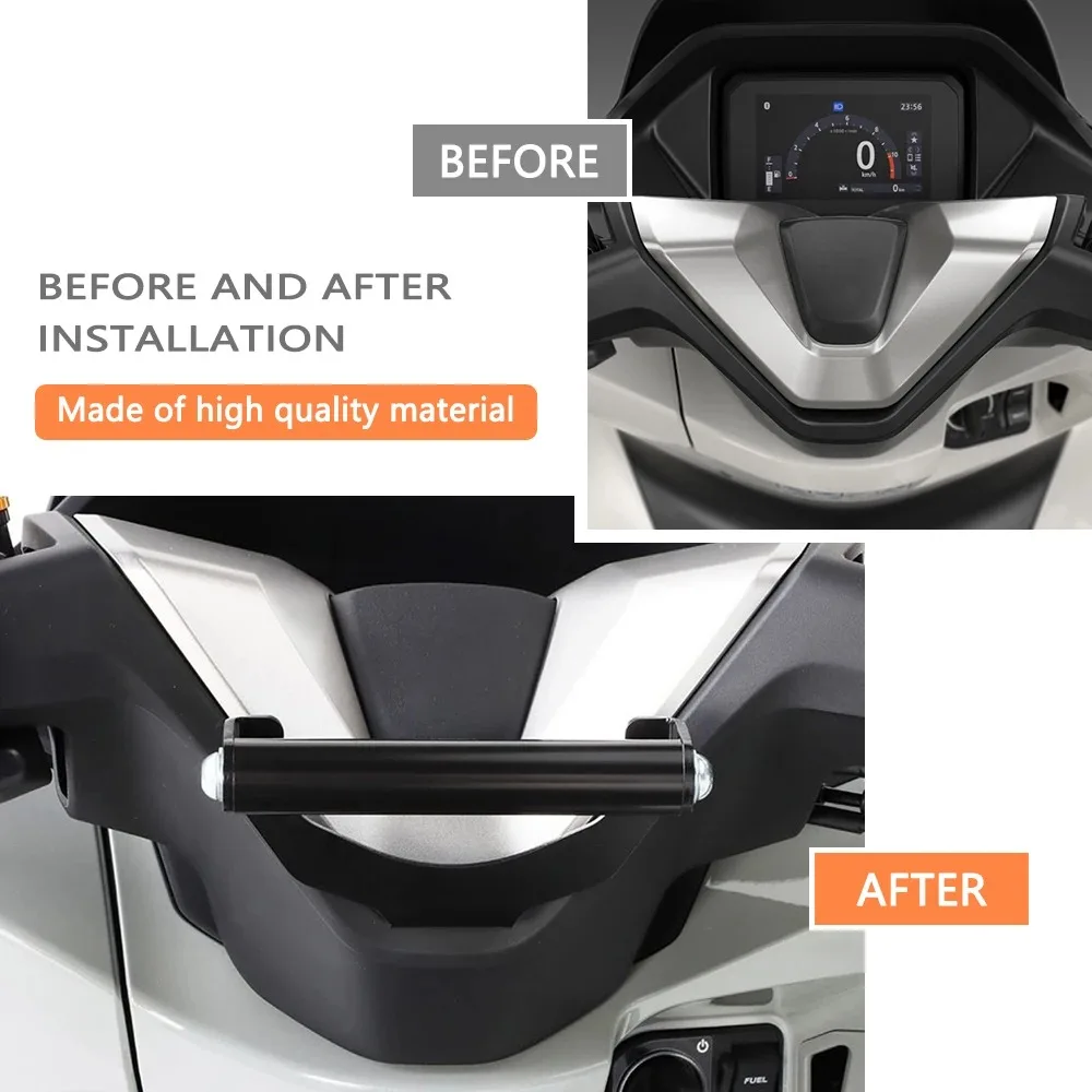 Motorcycle Cockpit Extender For Honda PCX 125 PCX 160 2025 Phone GPS Navigation Mounting Bridge PCX125 PCX160 2025 160pcx 125pcx 6