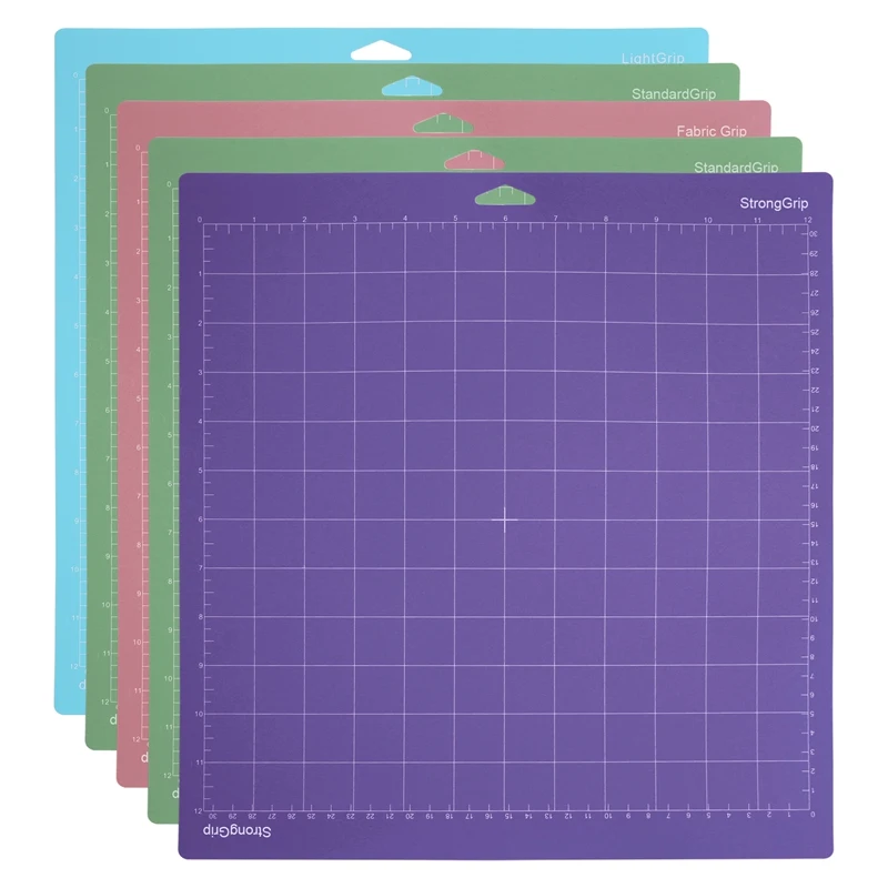 5Pack Cutting Mats for Cricut Maker 3/Maker/Explore 3/Air 2/Air/One(12X12 Inch) Quilting Cricket Mats Accessories