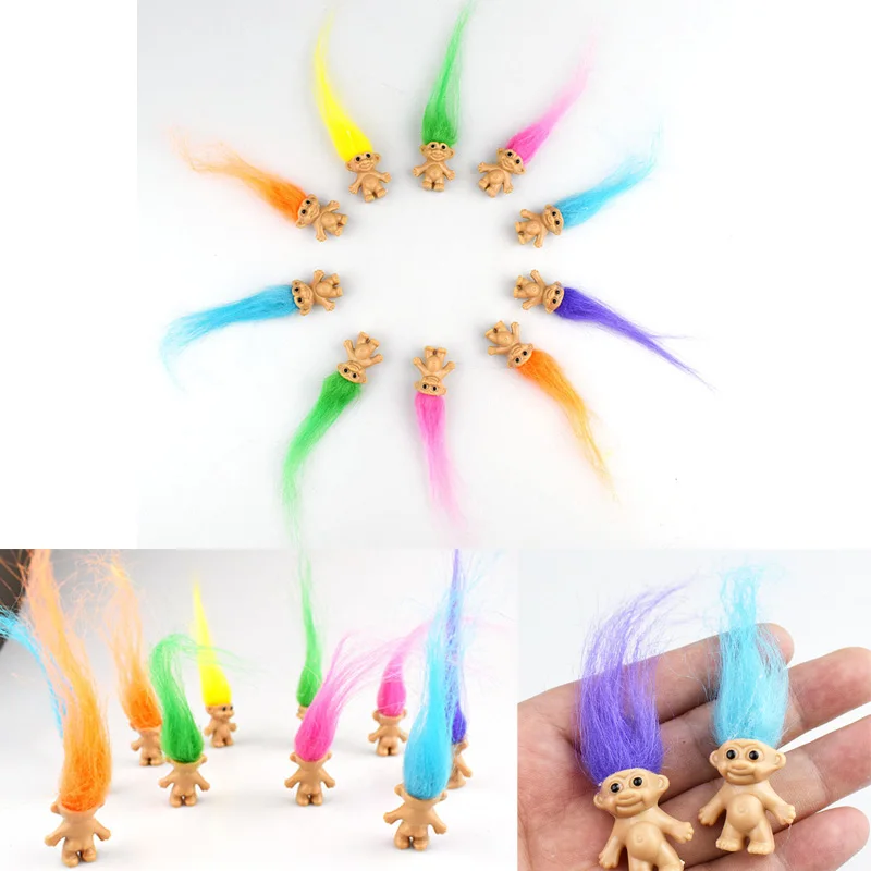 【HOT SALE】Troll Dolls Vintage Lucky Doll Figures Chromatic Adorable Cute Little Guys Collection Party Favors Xmas Halloween