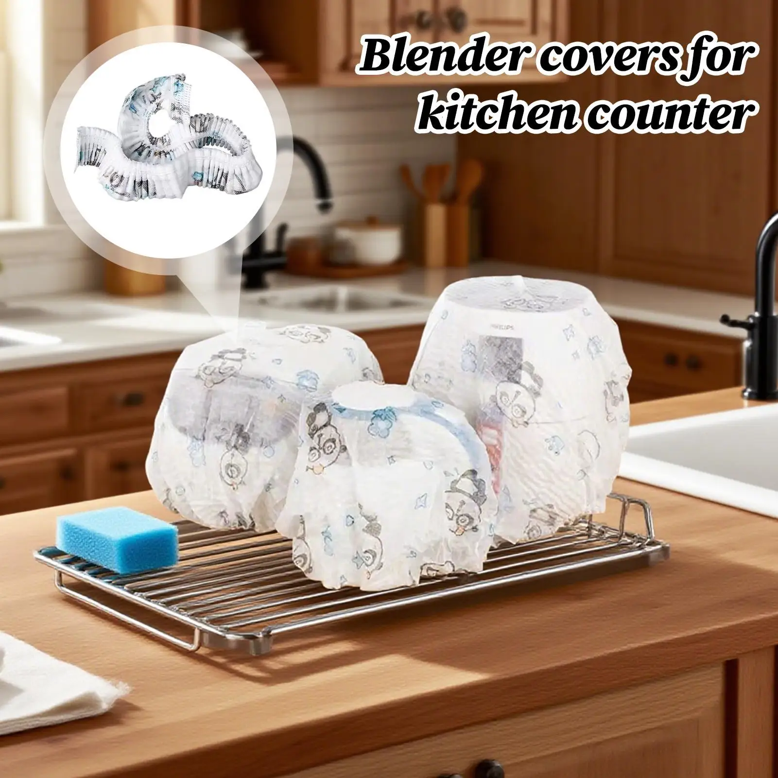 Appliance Covers 10-Piece Waterproof Non-woven Fan Dust Protector Electric Appliance Protector for Blender Fan Mixer Microwave view 2