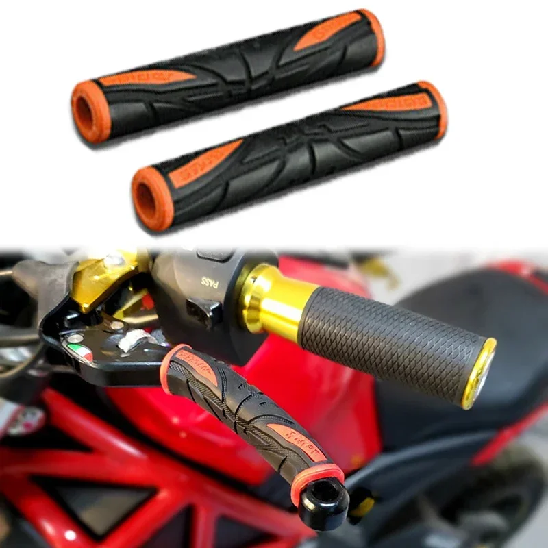 2PC Motorcycle Brake Soft Anti-Slip Durable Brake Handle Silicone Sleeve Motorcycle Handlebar Accessories Brake Handle Cover