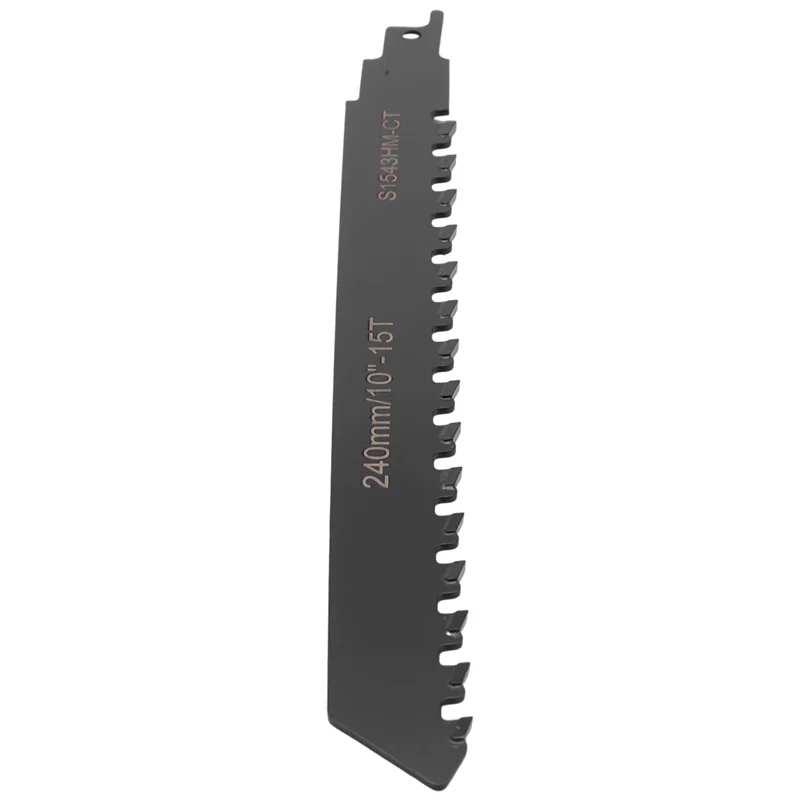 

AB30-5X Reciprocating Saw Blade Carbide Tungsten Carbide For Cutting Porous Concrete, Fibre Cement, Brick 240Mm/9.45Inch