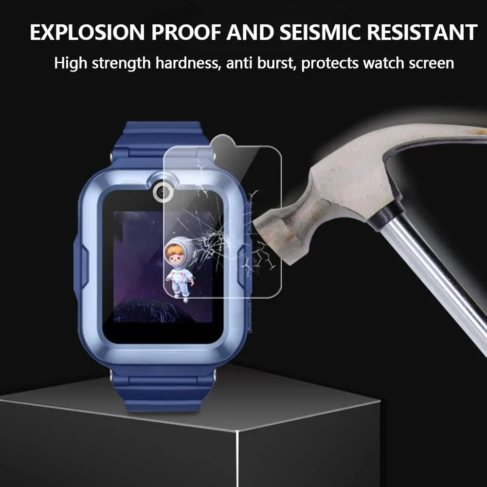 Proteggi schermo in vetro temperato da 2 pezzi per Huawei Children Watch 4 Pro Kids Smartwatch Proteggi schermo antigraffio