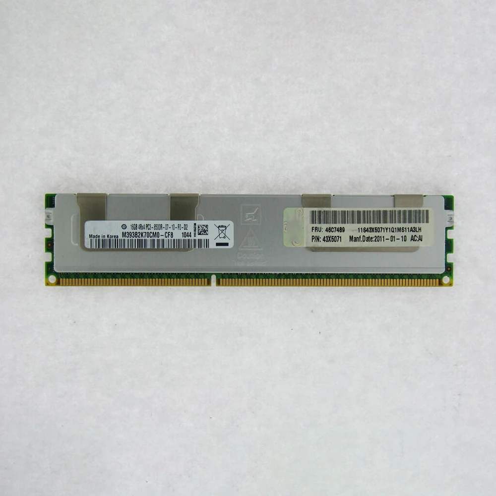 For IBM RAM X3850 X3690 X5 16GB DDR3 1066 Server Memory 46C7483 46C7489 43X5071