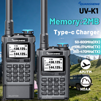 Quansheng UV-K1 L Mini Walkie Talkie Dual Band VHF UHF Transceiver Wireless Copy Frequency AM FM NOAA Upgrade UV-K5 (8) UV-K6