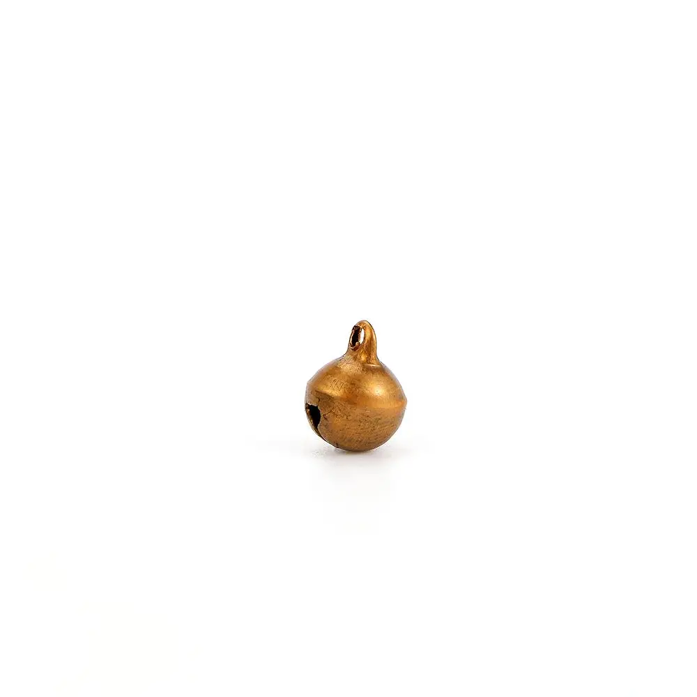 100Pcs Retro Jingle Bell Bronze Christmas Tree Loose Beads Home Accessories DIY Crafts Decoration