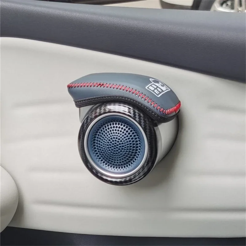 

WELKINRY For BYD ATTO 3 2022-2025 Yuan Plus ABS Plastic Car Door Speaker Audio Amplifier Acoustics Sound Loudspeaker Ring Trim