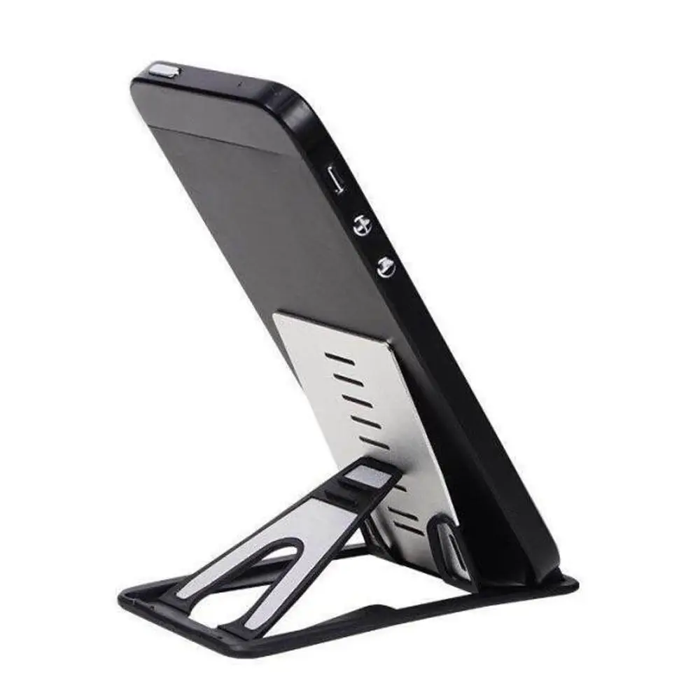 

Alloy Universal Angle Adjustable Card Style Table Desk Folding Bracket Mobile Phone Stand Lazy Bracket Phone Holders Phone Rack