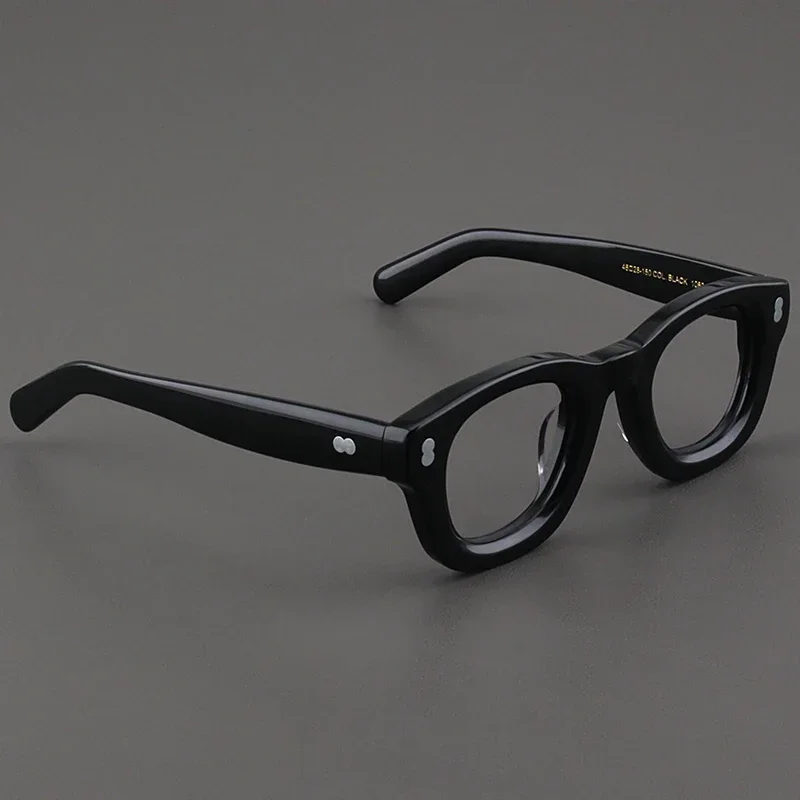 Matte mirror frame female square board retro thick wide edge black frame large face eyeglass frame male