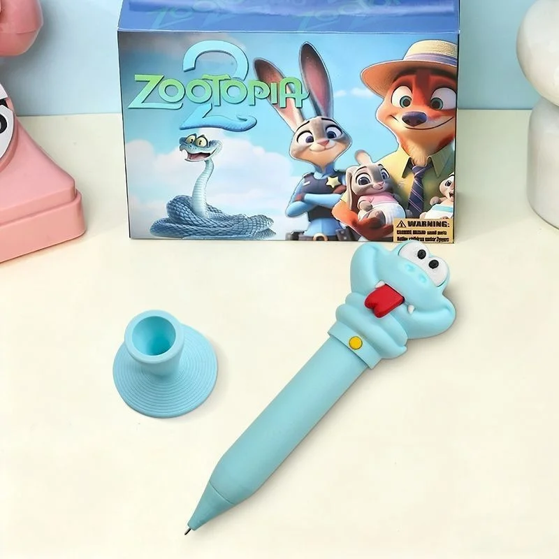 

New Zootopia 2 Writing Pen Gary De'Snake Toy Stationery Cartoon Pen Neutral Pen Durable Cute Decorative Peripheral Toys Gifts