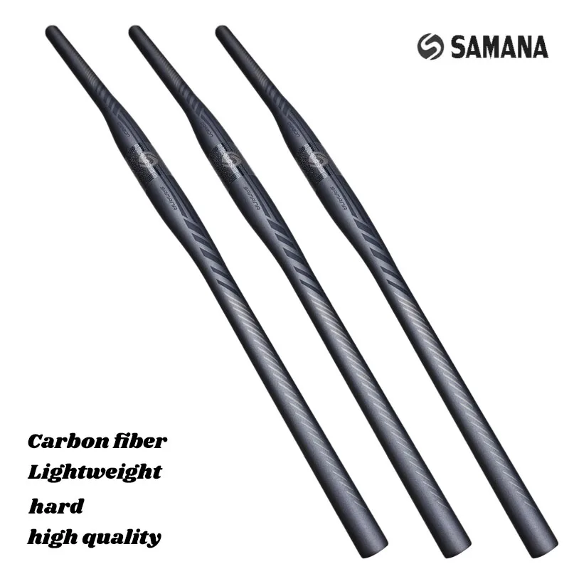 

Руль для горного велосипеда SAMANA из карбона, 31,8 мм, 600-800 мм, матовый черный, аксессуары для велосипедов