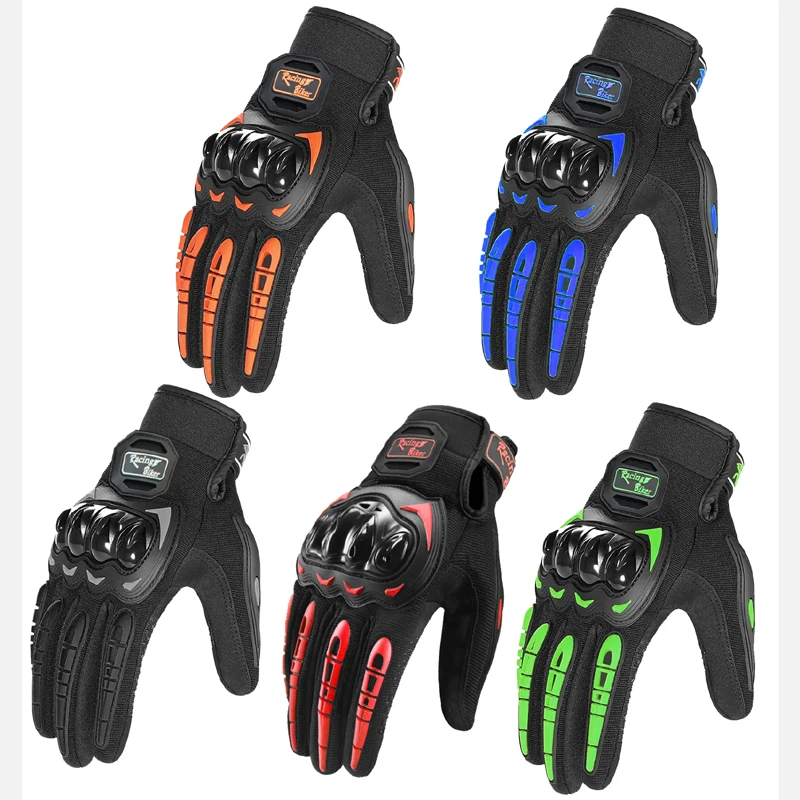 Motorcycle Protect Gloves Waterproof Touch Screen Full Finger Joint Protection Anti-Fall Moto Non-Slip Riding Men Novel
