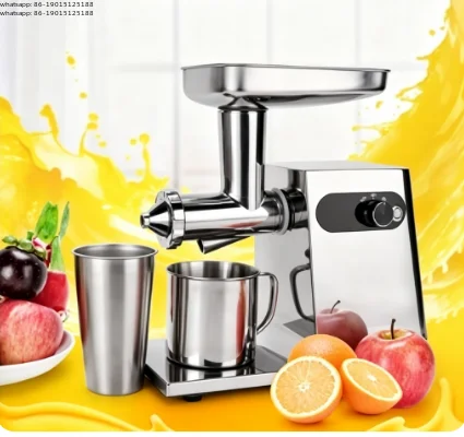 Stainless Steel Juicer Automatic Commercial Electric Juice Machine Fruit Vegetable Wheat Grass Ginger Pomegranate Orange
