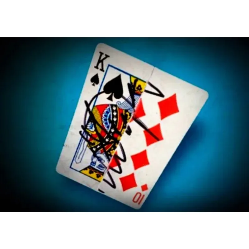 

Shin Lim Torn & Fused Card Set (5-Piece) - Professional Close-Up/Street Magic Trick Beginner's Guide Premium Illusion Gimmick