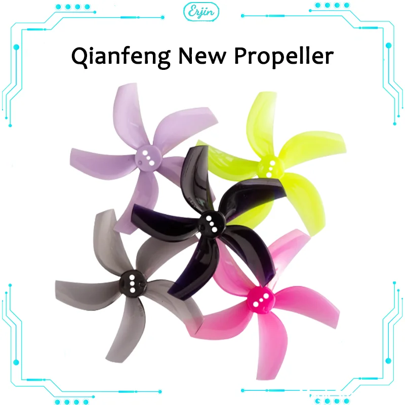 Qianfeng 4 Positive And 4 Negative New Crossing Machine Propellers, 3-blade 5-blade Culvert Machine High-efficiency Propellers