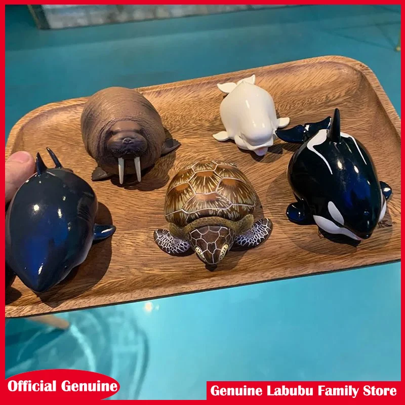 本物の動物の惑星Aシリーズ 笑って太る動物フィギュア 海洋生物学 第4世代 かわいい人形 トレンド プレイおもちゃ ギフト