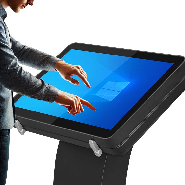 32 43 50 55 Inch Waterproof Free Standing Outdoor Interactive Kiosks Wayfinding Digital Advertising Screen Outdoor