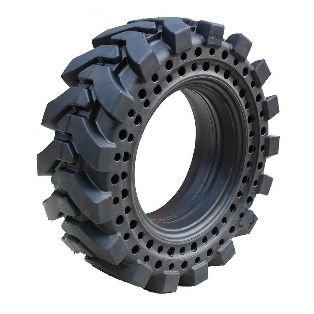 

Good Quality Hot Sale Skid Steer Solid Tire for Skid Steer Loaders 10-16.5 12-16.5