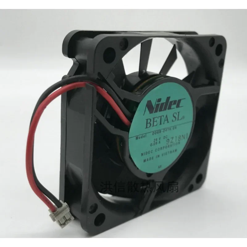 Ventilador para fotocopiadora de impresora, ventilador para Nidec BETA SL D06R-24TH 04 24V 0.09A 6cm, 60 × 60 × 15mm, nuevo