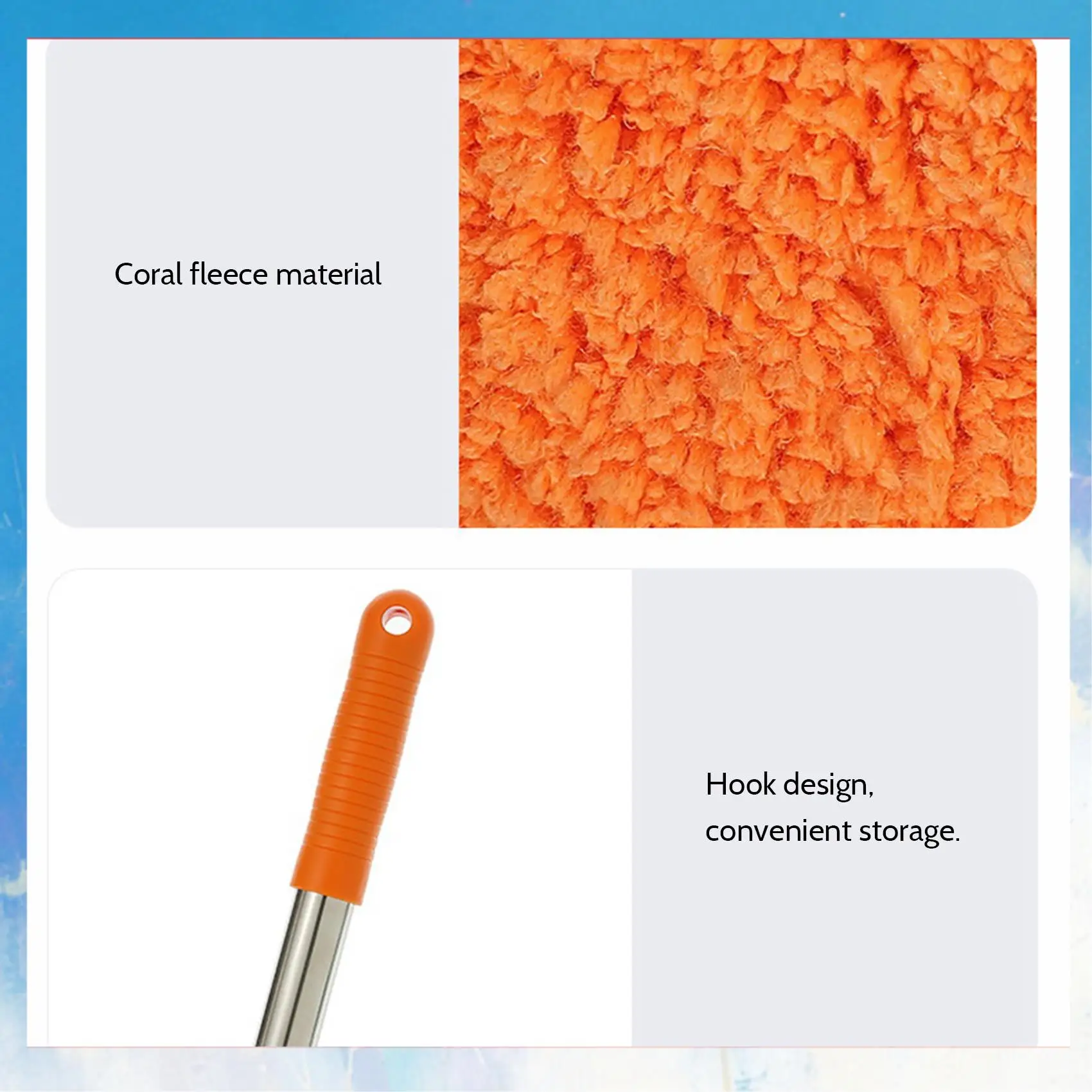 

Retail Cleaning Mop Clean Microfiber Mop With Retractable Long Handle Clean Complete Set Mop For Ceiling Floor