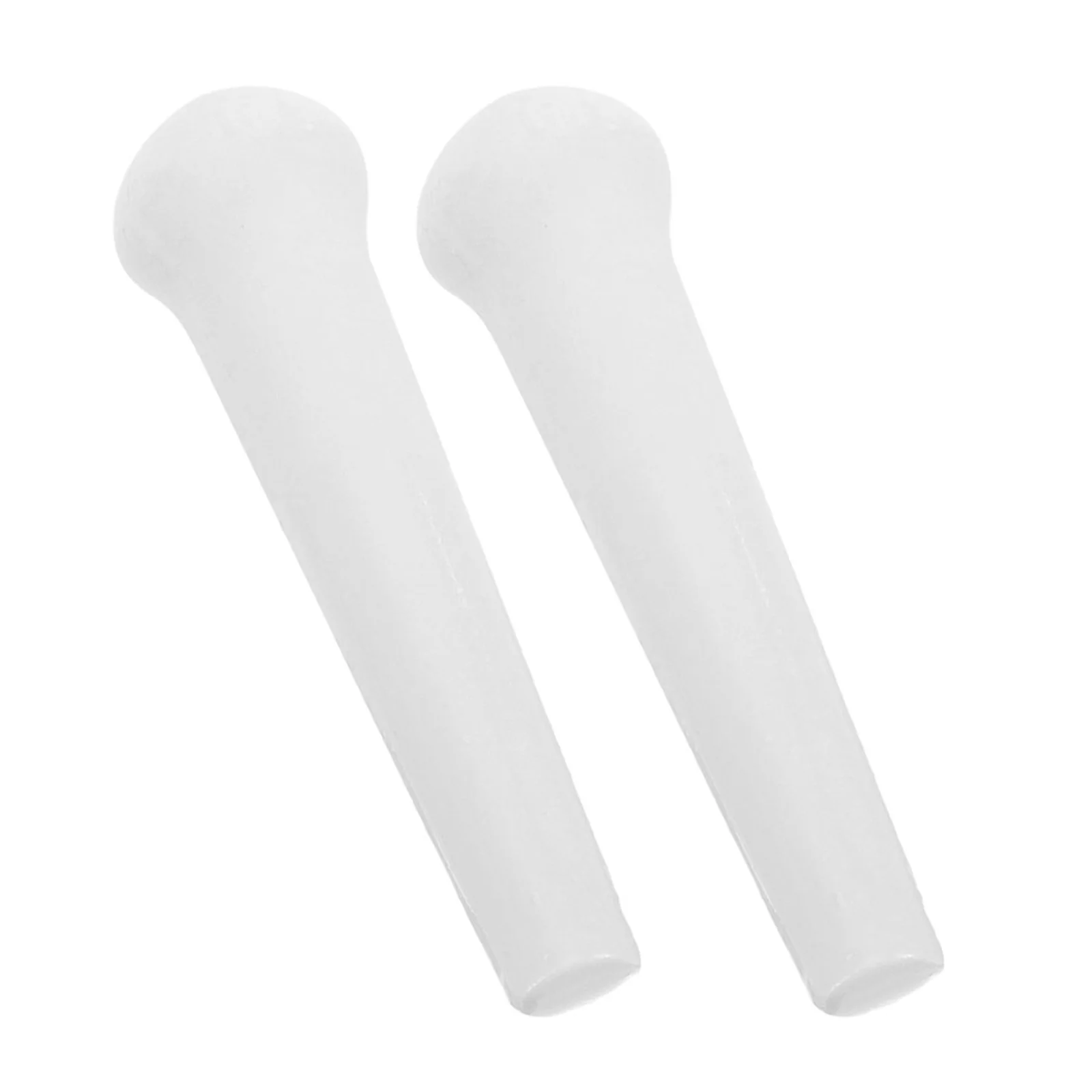 

2Pcs Ceramic Food Grinding Rods Manual Garlic Masher Medicine Pestle Porcelain Crusher Kitchen Utensil Pestle Ceramic Crusher