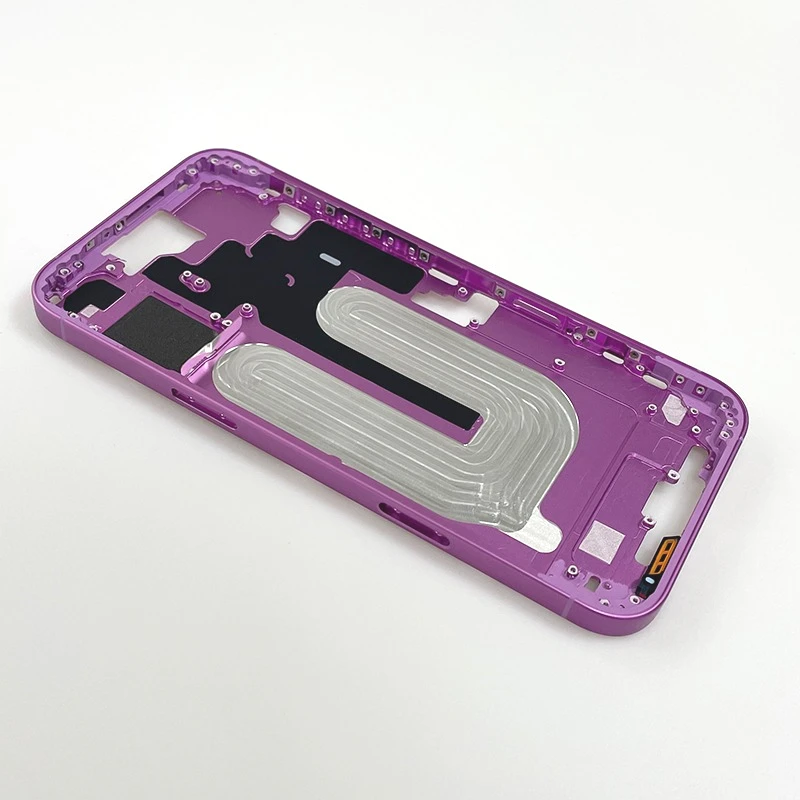 For iPhone 16 Plus Middle Frame Bezel Housing Side Button Chassis