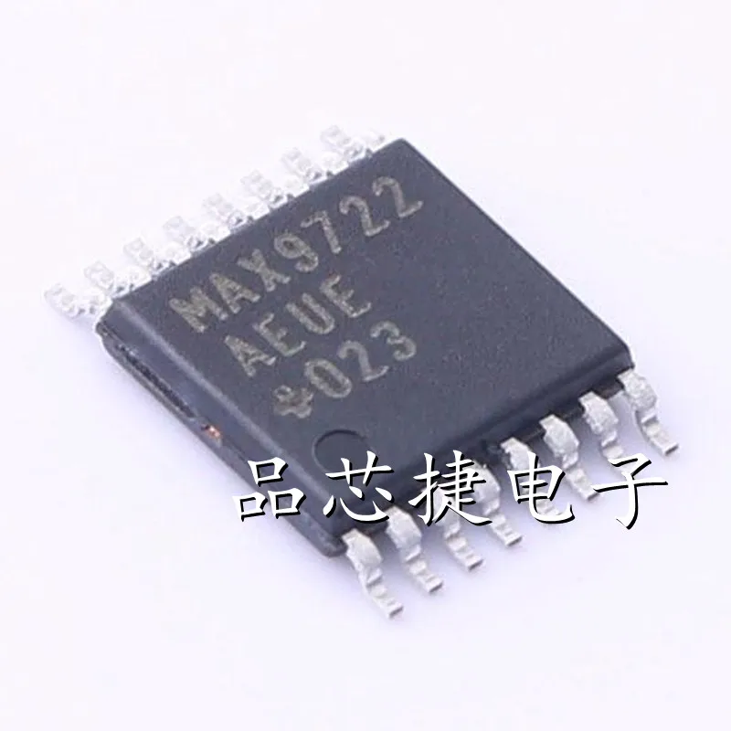 

10pcs/Lot MAX9722AEUE+T Marking MAX9722AEUE TSSOP-16 5V, Differential Input, DirectDrive, 130mW Stereo Headphone Amplifiers