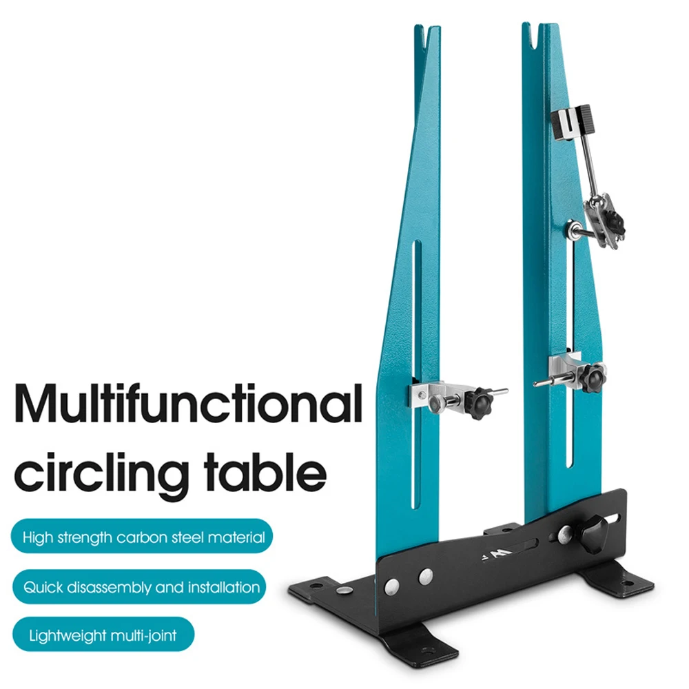 Supporto professionale per centratura ruota di bicicletta Cerchioni di bicicletta Staffa di riparazione Accessorio per ciclo per portapacchi per manutenzione ruota bici