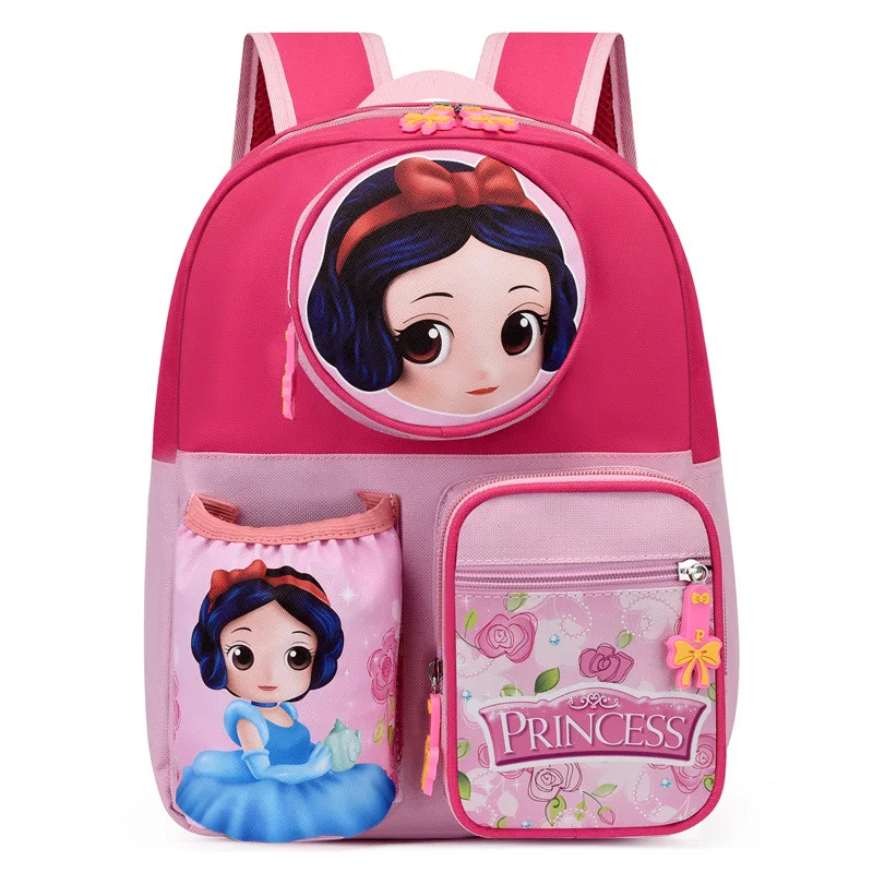 Spiderman Princess Cartoon Backpack Waterproof Boys Girls Birthday Schoolbag Gift for Students